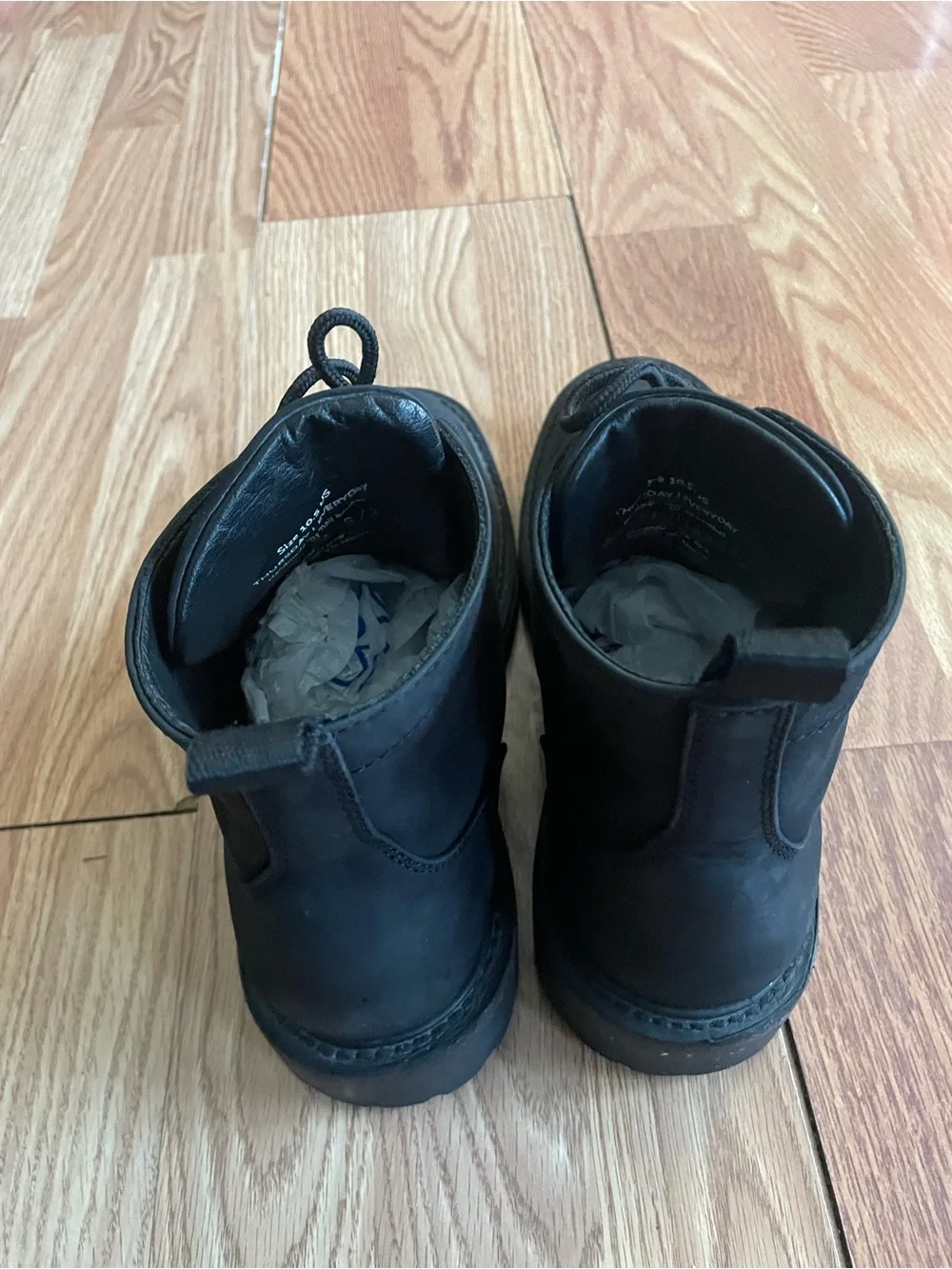 Thursday Boot Company Hero Lace-Up Black Matte WeatherSafeNubuck Boots 10.5